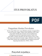 Tindak Pidana DLM ABORTUS PROVOKATUS