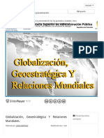 Globalización, Geoestratégica Y Relaciones Mundiales. - PPT Descargar