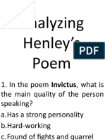 Analyzing Henley's Poem