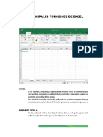 PRINCIPALES FUNCIONDES DE EXCEL