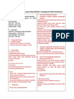 OPTIMASI MSDS TEMBAGA(II) SULFAT