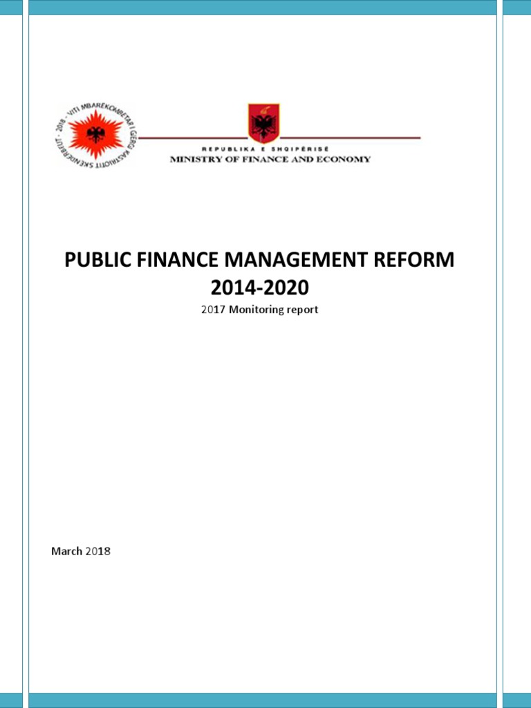 Public Finance Management Reform 2014-2020: 2017 Monitoring Report ...