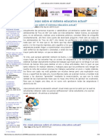 ¿Qué Piensas Sobre El Sistema Educativo PDF