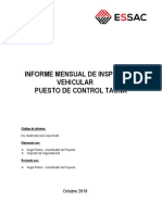 Informe Seguridad Vial Octubre 2019