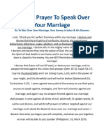 Warfare Prayer To Speak Over Your Marriage PDF