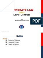 Week 6 Law of Contract