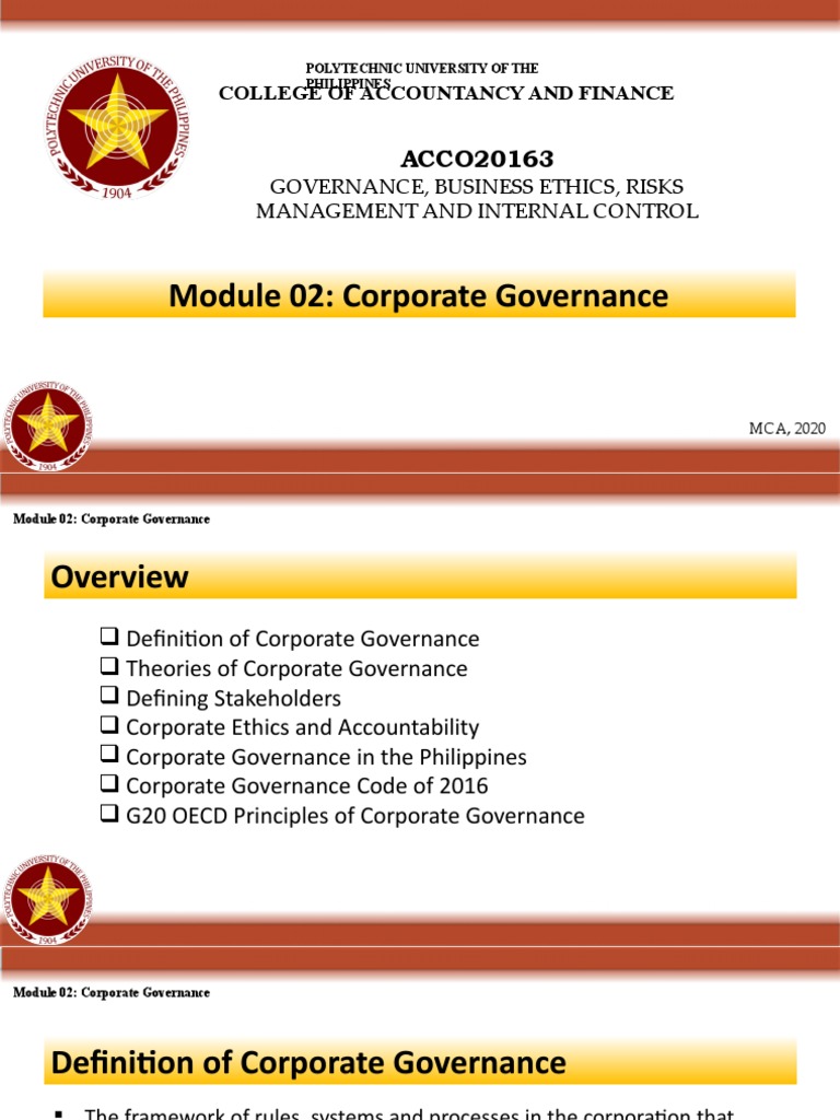Corporate Governance Overview and Analysis | PDF | Corporate Governance ...