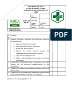 7.1.3.7daftar Tilik KOORDINASI DAN KOMUNIKASI ANTARA PENDAFTARAN DENGAN UNIT LAIN