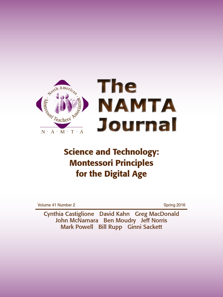Namta - Digital For Children PDF | PDF | Montessori Education | Classroom
