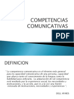 La competencia comunicativa: conceptos y dimensiones en