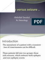 Syncope Vs Seizure - A Tawakul 07 14 10