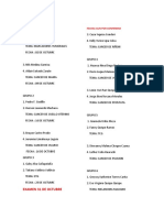 Orden de Exposiciones Oncologia