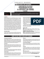 Sherlock Worksheet PDF