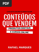 EBOOK A RECEITA SECRETA PARA FAZER CONTEÚDOS QUE VENDEM PRODUTOS DIGITAIS