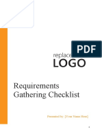 Requirements Gathering Checklist: (Document Subtitle)