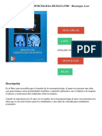 PRINCIPIOS DE NEUROPSICOLOGIA HUMANA PDF - Descargar, Leer