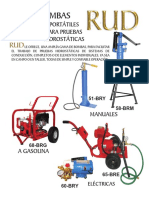 Bombas Pruebas Hidrostáticas