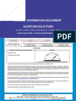 Quantum Gold Fund: Scheme Information Document