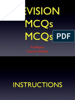 Revision Mcqs MCQS: Professor Osama Shalaby