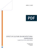 Effect of Culture On Architectural Expression