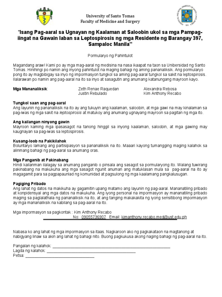 Final Tagalog Questionnaire W Edits PDF