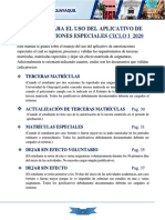 Instructivo Terceras Matriculas PDF
