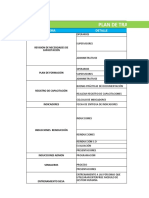 Plan de Trabajo Regionales