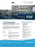 1478 HP Reciprocating Compressor Package Standard Unit