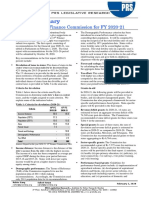 Report Summary - 15th FC - 2020-21