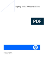 HP Smartstart Scripting Toolkit Windows Edition User Guide: Part Number 415598-403 June 2010 (Twelfth Edition)