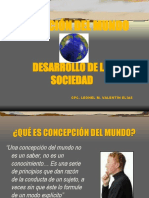 SEMANA 1° CONCEPCIÓN DEL MUNDO