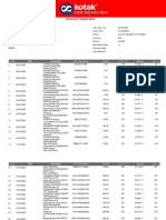 Account Statement: Date Description