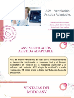 ASV - Ventilación Asistida Adaptable