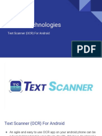 Text Scanner (OCR) for Android.pptx