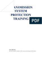 Transmission System Protection Training: Course Objectives