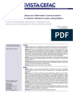 The Use of Augmentative and Alternative Communication As A Resource For The Children Literature Books Interpretation