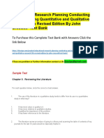 Educational Research Planning Conducting and Evaluating Quantitative and Qualitative Research 5th Revised Edition by John Creswell - Test Bank