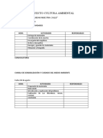 Proyecto Cultura Ambiental