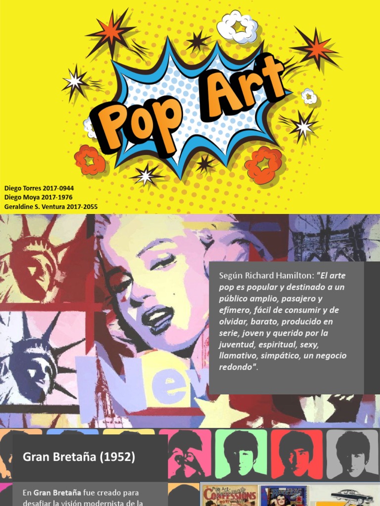 Pop Art PDF Medios de arte Estética