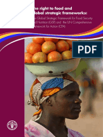 The Right To Food and Global Strategic Frameworks