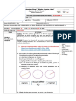 5TO Semana 6 Matematica - Ficha Planificacion