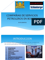 Companias de Servicios Petroleros en Bolivia