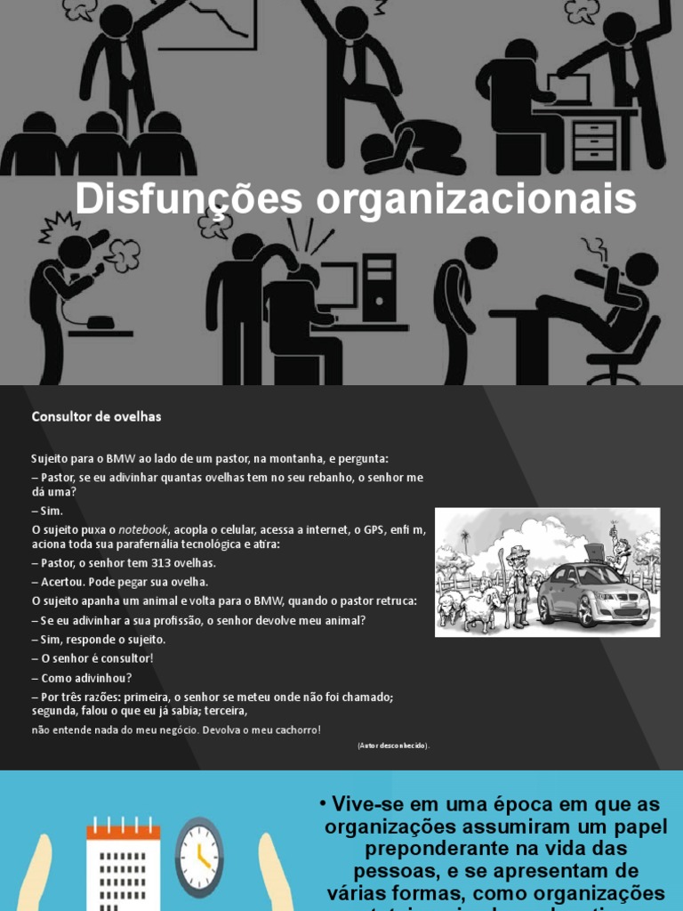 Disfunções Organizacionais e Gestão | PDF | Investimentos | Comunicação