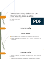 Teledetección y Sistemas de Información Geográfica: Universidad de Huánuco, 2019 - II Mg. Yasser Vásquez Baca Semana 10