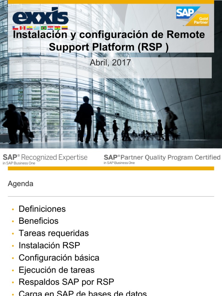 Instalación de Remote Support Platform RSP | PDF | Servidor SQL de ...