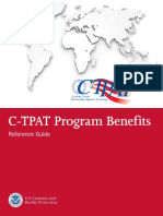 C-TPAT Program Benefits: Reference Guide