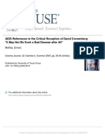 AIDS & Cronenberg PDF
