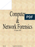 Computer and Network Forensics