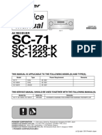 Pioneer - SC 71 - SC 1228 K - SC 1223 K - rrv4450
