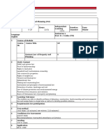 Description of Module: 6 CP 180 H 120 H